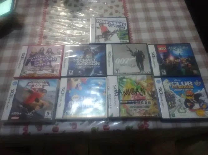 Jogos nintendo ds com lista e preço na descrição