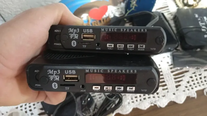 Kit bluetooth para som antigo pega pendrive FM cartão de memória e bluetooth 