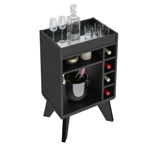 Promoção Mesa Bar Preta - 08/09