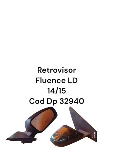 Retrovisor Fluence Ld 14/15 Cod Dp 32940