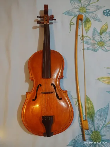 RABECA DE ARCO 4C CULTURA BRASILEIRA MADEIRA JACARANDA LUTHIER ANGELINO GOMES AFINAÇÃO MI,