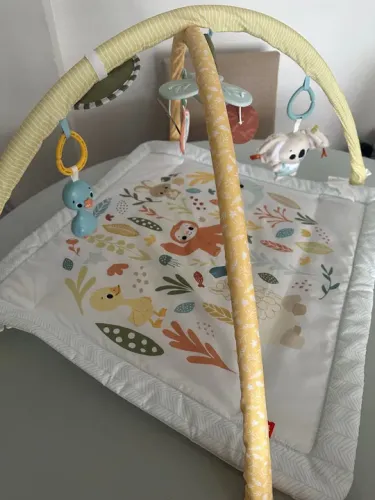Tapete de Atividades para Bebês - Com Arco e Brinquedos