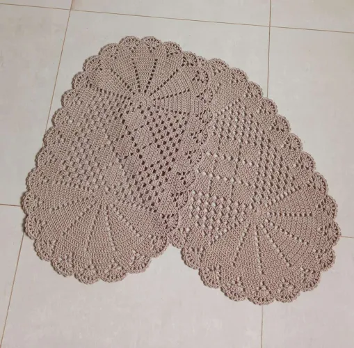 Tapete em crochê 