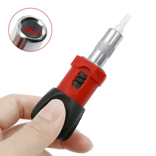 Mini chave catraca bit 1/4 comum ferramenta