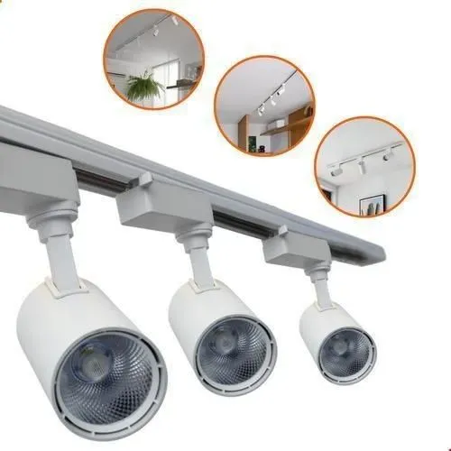Trilho para 3 Lâmpadas led 7w - Iluminação Moderna e Versátil