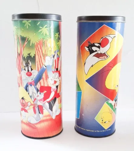 latas tubulares sideplay looney tunes