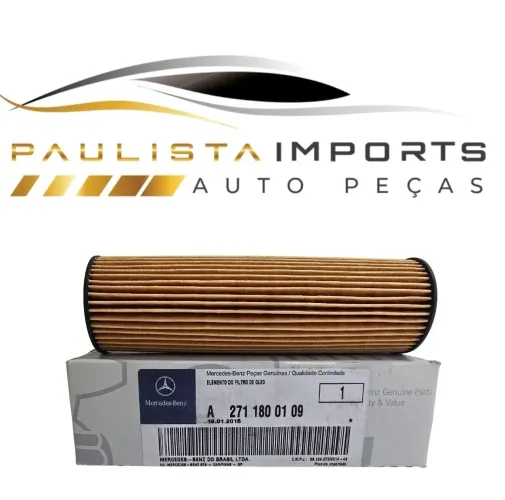 Filtro Oleo Mercedes C180 C200 CLC200 W204 Kompressor Original A2711800109