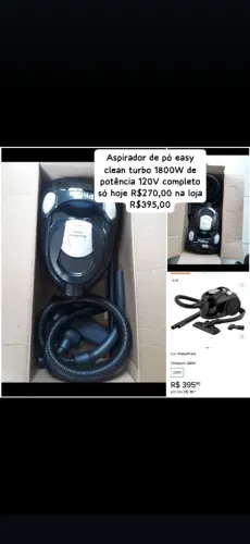 Aspirador de pó Philco Easy Clean Turbo 1800W