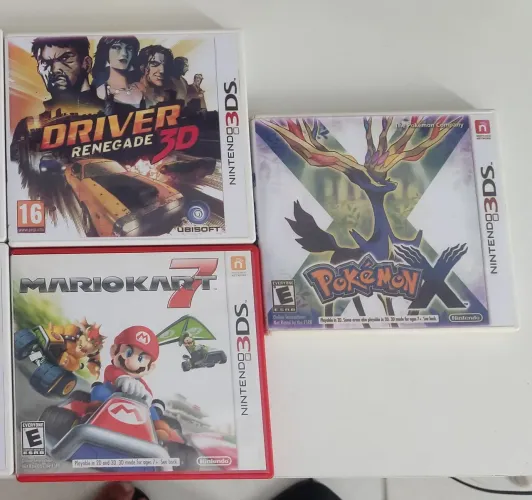 Jogos Nintendo 3DS leia a descrição