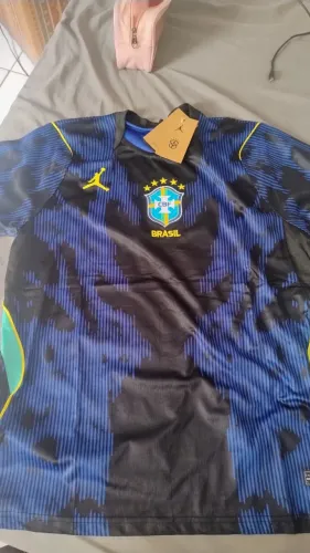 Camisa azul da seleção brasileira - Copa 2026 - Nova!