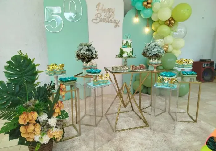 Decoração para confraternização
