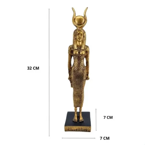 Estatueta Deusa Isis, Deusa da Fertilidade 32cm em resina de qualidade