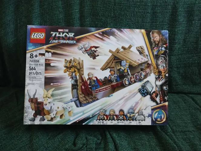 lego original Marvel 76208 barco Thor the goat boat sacos lacrados sem caixa