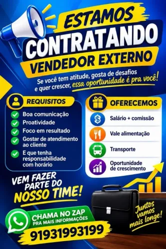 Vendedor(a) externo 