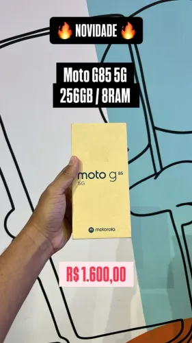Moto G85 5G 256GB 8RAM | Novo/Lacrado | Loja Fisica