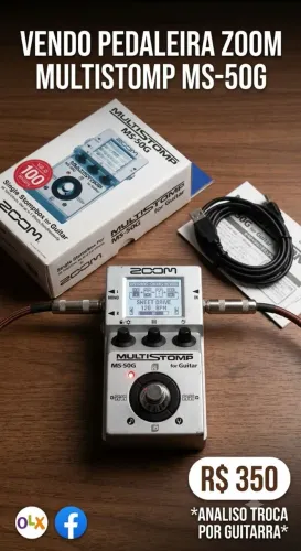 PEDALEIRA ZOOM MULTISTOMP MS-50G 