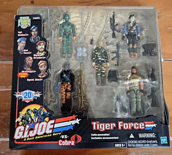 Comandos em Ação/Gi Joe TIGER FORCE 5-PACK (2003) - HASBRO / TOYS "R" US EXCLUSIVE