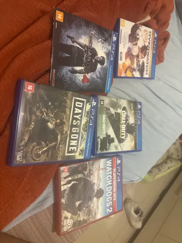 5 jogos de play 4 por 150