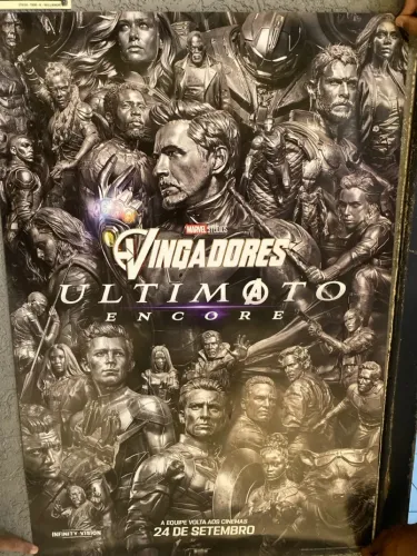 PÔSTER VINGADORES ULTIMATO ENCORE ORIGINAL - Reexibição 2026