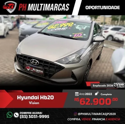 Hyundai HB20 Vision 1.0 Flex 12V MEC 2022