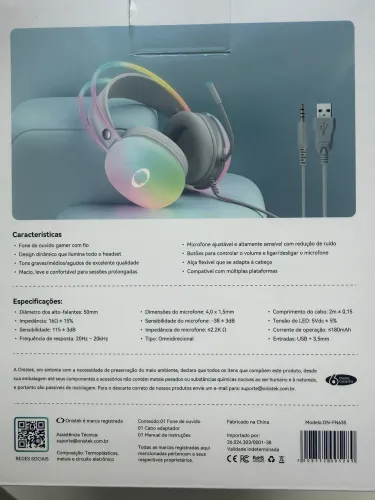 Headset de altíssima qualidade