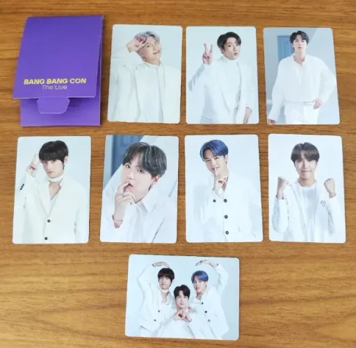 BTS - Photocard Bang con the Live original