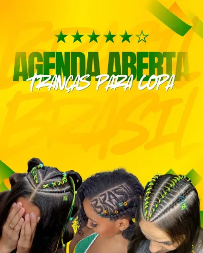 Tranças para a copa