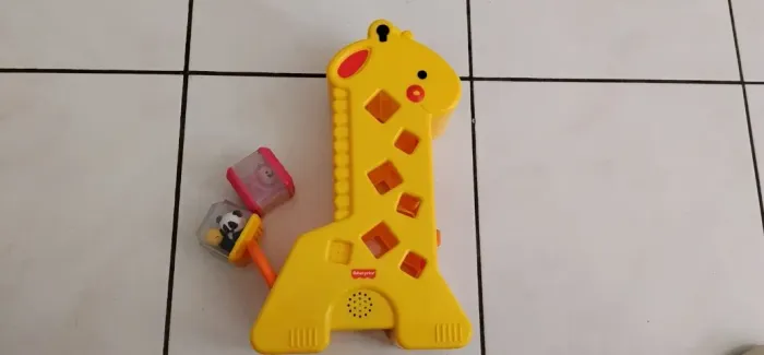 Fisher-price Girafa Com Blocos Peek A Blocks - Mattel