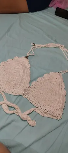 Top de crochê