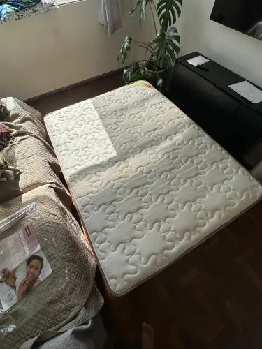 Cama box casal - colchão Ortocrim