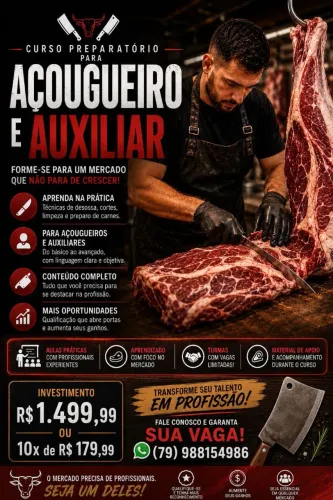 Curso prático de açougueiro 