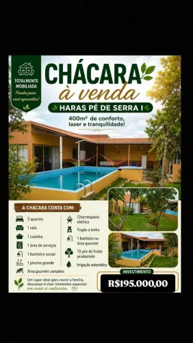 VENDO CHÁCARA MOBILIADA EM PETROLINA