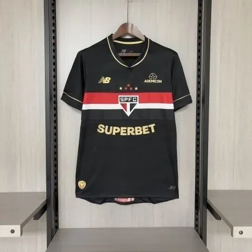 Camisa São Paulo Futebol Clube Preta New Balance - Nova