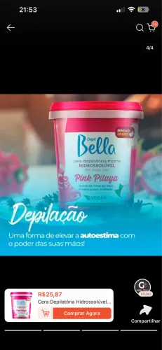 Cera depilatória 