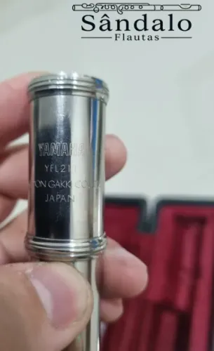 Flauta Yamaha YFL-211 Original + Estojo + Flanela exclusiva brinde