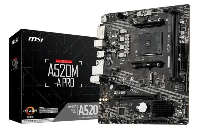Placa mãe msi A520m-a pro
