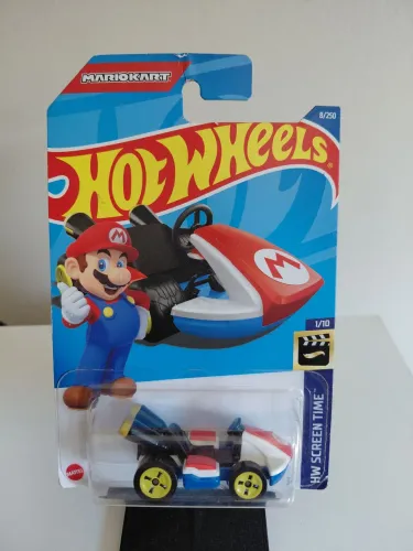 Carrinho HotWheels do MARIO KART