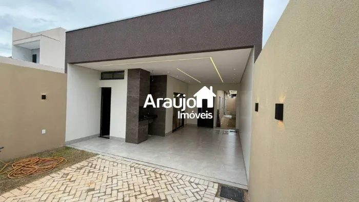 Casa à venda na 505 Sul Palmas/TO 120 m² construídos, 3 quartos e área gourmet