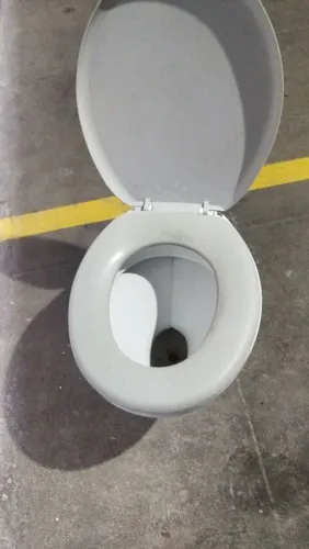 Vaso sanitário já com assento