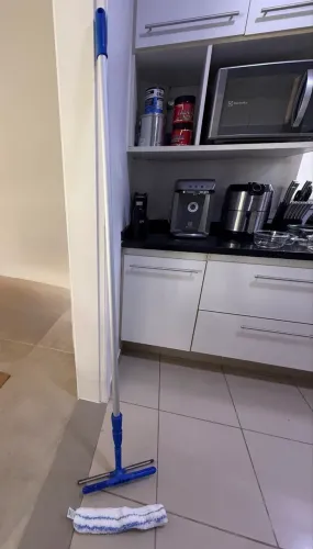 Rodo Profissional Bralimpia 4,5m com Cabo Extensor Novo