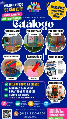 Aluga-se pula pula, piscina de bolinhas, escorregador, basquete e mesa de jogos.