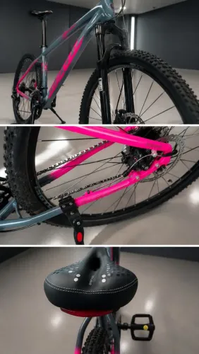 Bicicleta aro 29 quadro 15 de alumínio nova
