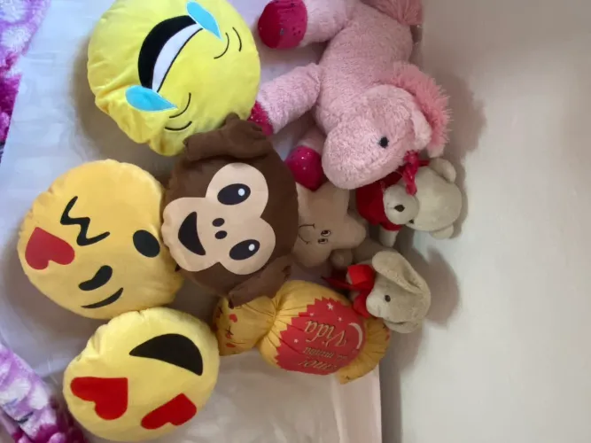 Ursos e brinquedos de pelúcia