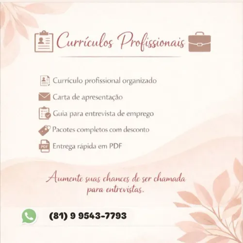 Currículo Profissional- Aumente suas chances na entrevista 