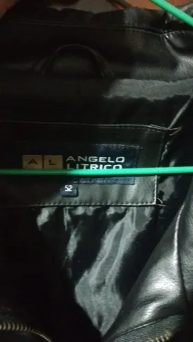 Jaqueta de couro masculina