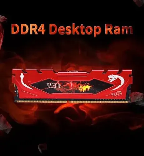 Memória Ram DDR4 8gb 3200 Jazer Vermelha Gamers