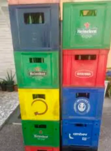 Engradado de cerveja usado 