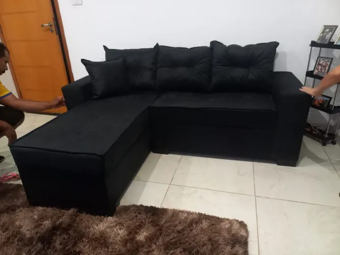 SOFA DE CANTO COM CHAISE