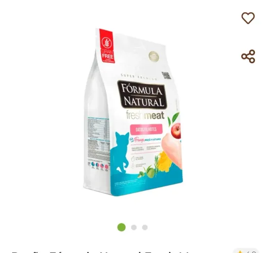 Ração Fórmula Natural Fresh Meat Filhotes Frango - 8kg