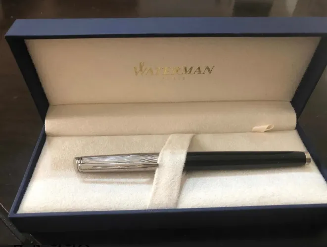 Caneta Tinteiro Waterman Hemisphere Luxo Nova